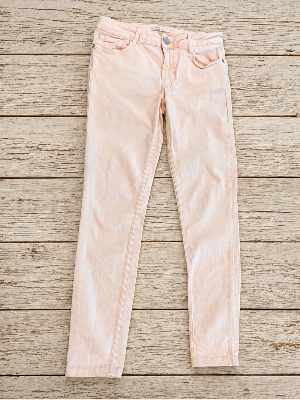 Maje Peach Skinny Ankle Jeans Women’s Size 38 US 6 Stretch Denim